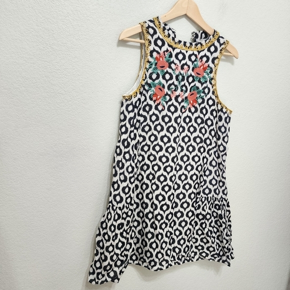 NWT THML Boho Embroidered Coastal Cowgirl Dress Size M - Picture 3 of 11